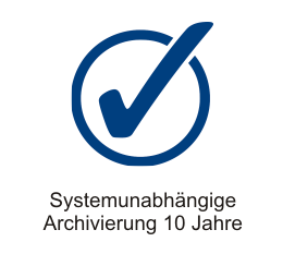 Systemunabhängige Archivierung 10 Jahre